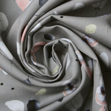 100% Digitaal Katoen Kuifmees Grijs