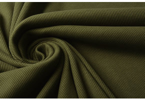 Rib Jersey Army Groen