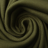 Rib Jersey Army Groen