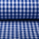Gingham Check 8 mm Cobalt Blue