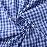 Gingham Check 8 mm Cobalt Blue