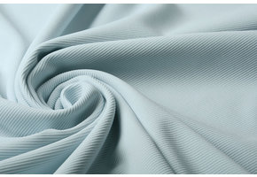 Ottoman Rib Jersey Fabric Baby Blue