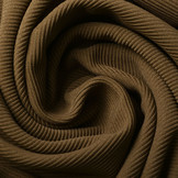 Ottoman Rib Jersey Fabric Mocha Brown