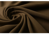 Ottoman Rib Jersey Fabric Mocha Brown