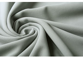Ottoman Rib Jersey Fabric Light Grey