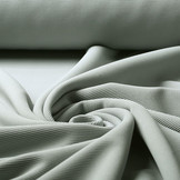 Ottoman Rib Jersey Fabric Light Grey