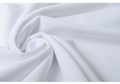 Ottoman Rib Jersey Fabric White