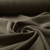 Ottoman Rib Jersey Stof Taupe
