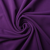 Ottoman Rib Jersey Fabric Purple