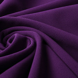 Ottoman Rib Jersey Fabric Purple