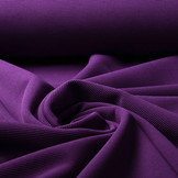 Ottoman Rib Jersey Fabric Purple