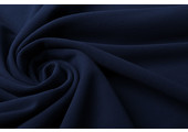 Ottoman Rib Jersey Fabric Navy Blue