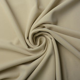 Ottoman Rib Jersey Fabric Beige
