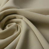 Ottoman Rib Jersey Stof Beige