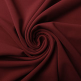 Ottoman Rib Jersey Stof Wijnrood