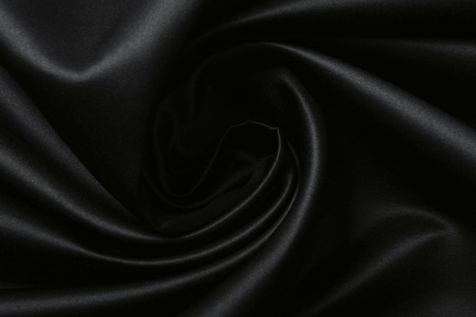 Poly Satin Heavy Schwarz