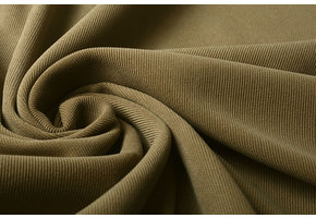 Ottoman Reithose Rippen Samtstoff Braun-Grün