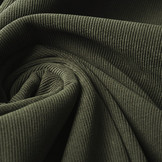 Ottoman Paardrijbroek Ribfluweel Stof Grijs Army Groen