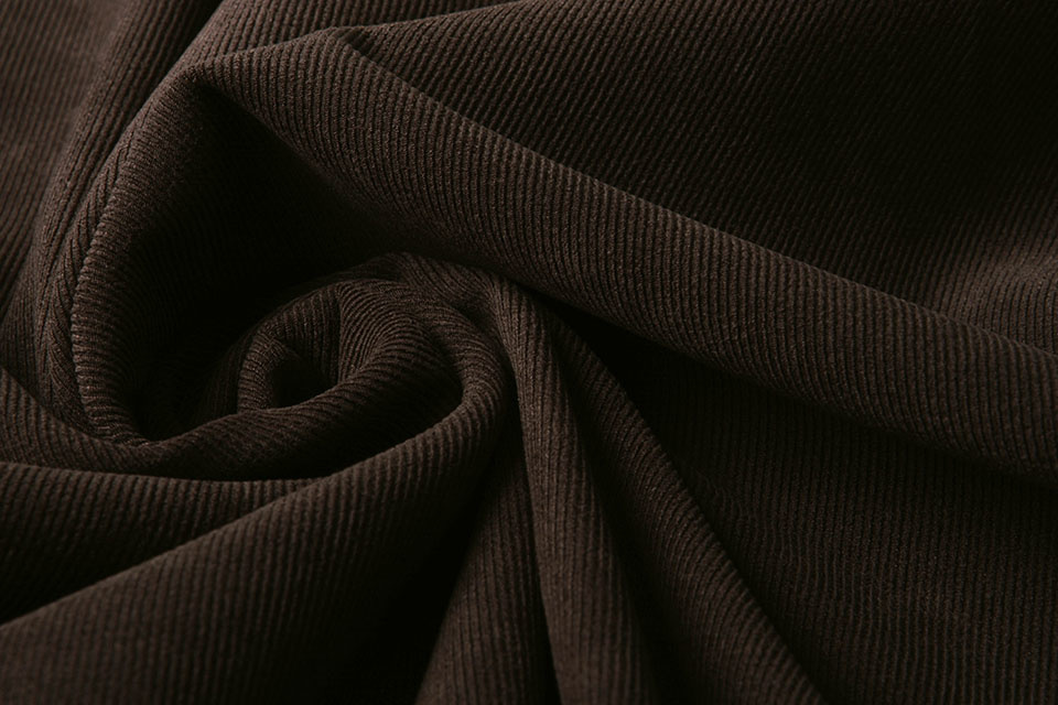 Ottoman Riding Breeches Rib Velvet Dark Brown