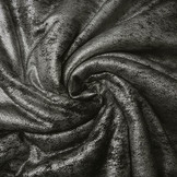 Double Face Teddystoff Metallic Silber