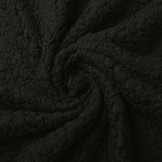 Double Face Curly Teddy Metallic Silver