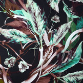 Digital Baumwoll Stretch Botanischer Garten