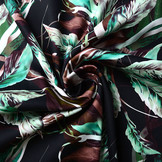 Digital Stretch Cotton Botanical Garden