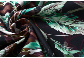 Digital Baumwoll Stretch Botanischer Garten