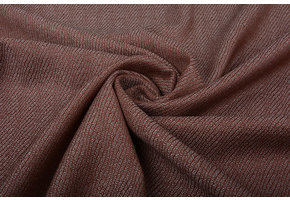 Gebreide Tweed Novidade Diagonal Roest Brique