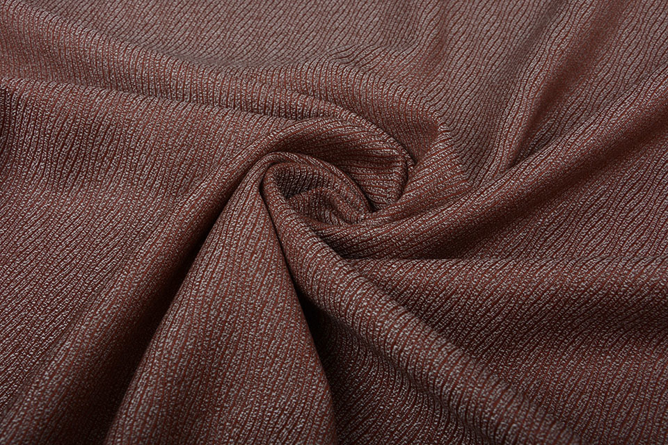 Gebreide Tweed Novidade Diagonal Roest Brique