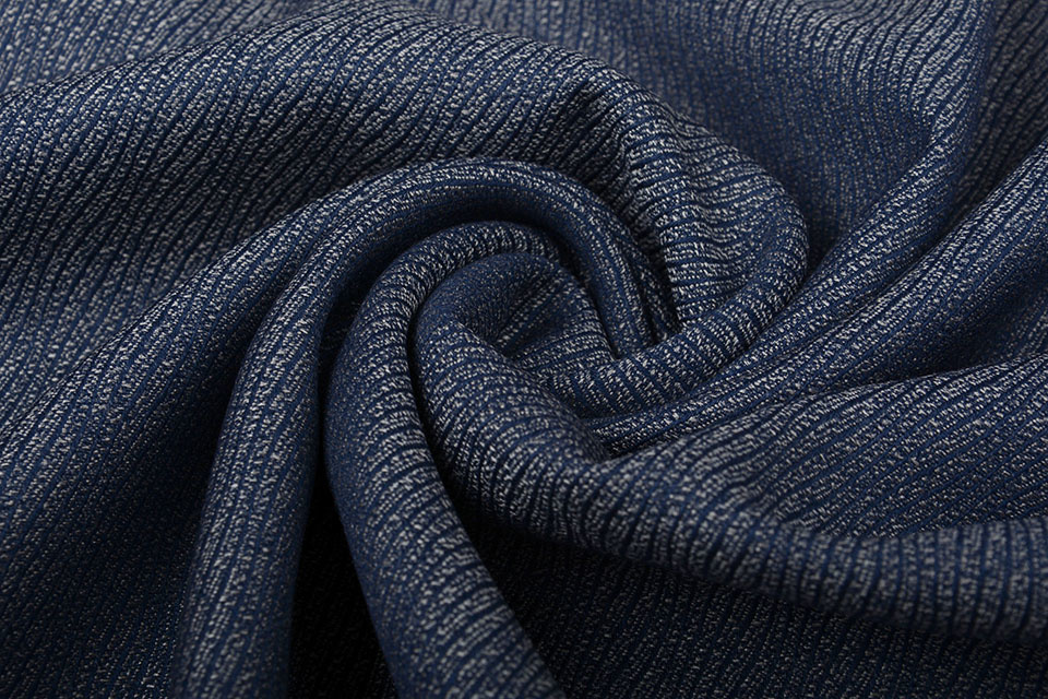 Gebreide Tweed Novidade Diagonal Marine