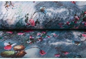 Roses Fur Bloemen Blauw