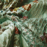 Roses Fur  Blumen Grün