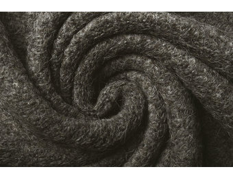 Bouclé Alpaka Grau