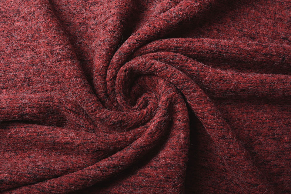 Bouclé Alpaca Red
