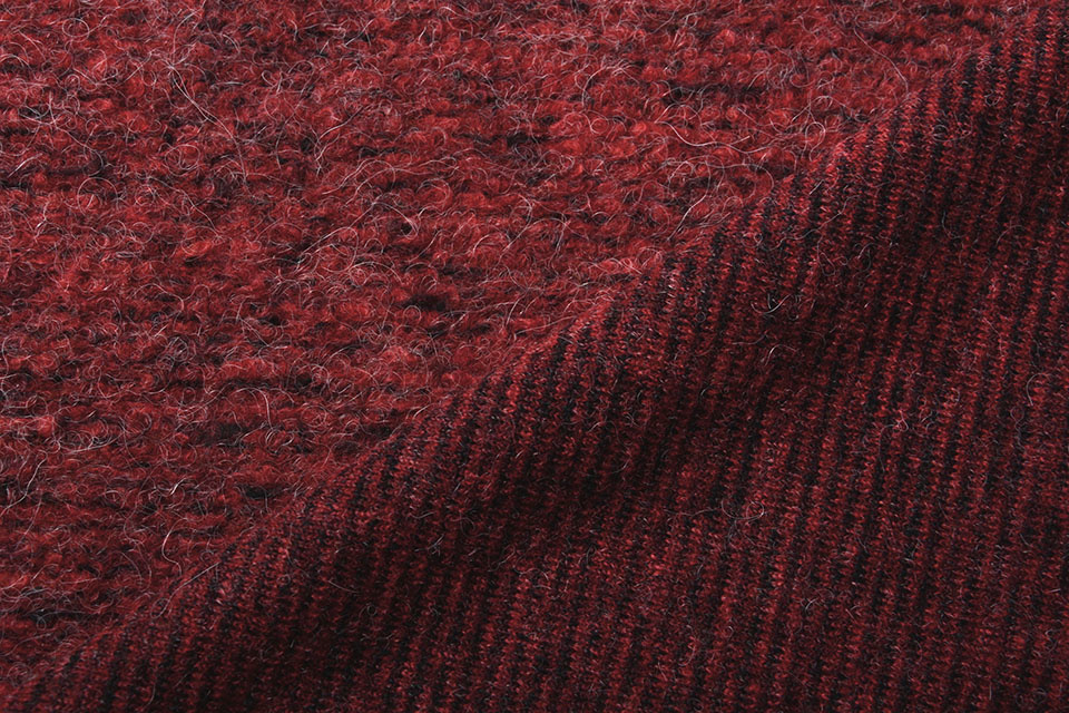Bouclé Alpaca Red