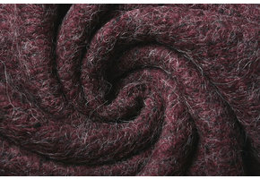 Bouclé Alpaca Bordeaux