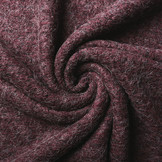 Bouclé Alpaka Bordeaux