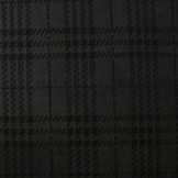 Scuba Wildleder Thick Jacquard Raute Schwarz