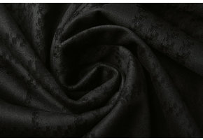 Scuba Suede Thick Jacquard Checkered Black