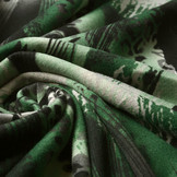 Jersey Fabric Panther Swipes Green