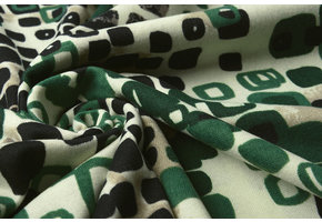 Jersey Fabric Blocks Green