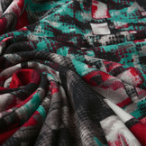 Jersey Stoff Squares Multi