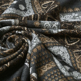 Jersey Fabric Ornament Ahlat Grey