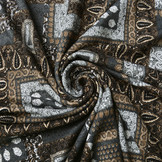 Jersey Fabric Ornament Ahlat Grey