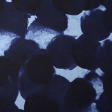 Jersey Stof Painted Dots Blauw