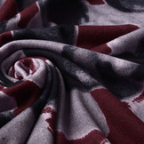 Jersey Fabric Painted Dots Red