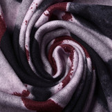 Jersey Fabric Painted Dots Red