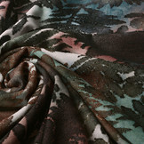 Viscose Jersey  Tie Dye Palm Leaves
