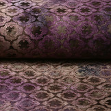 Viscose Jersey Tie Dye Oriental Circle Purple